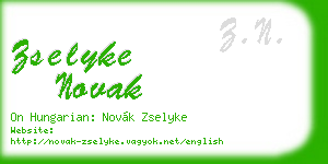 zselyke novak business card